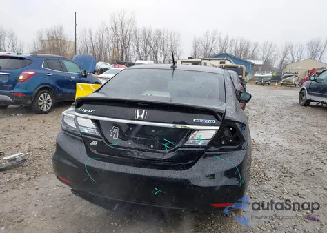 2015 Honda Civic Hybrid z USA, uszkodzony, nr VIN 19XFB4F27FE000064